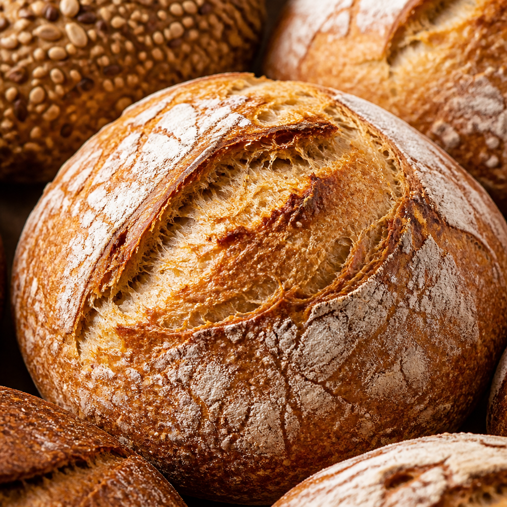 A loaf of fresh bread